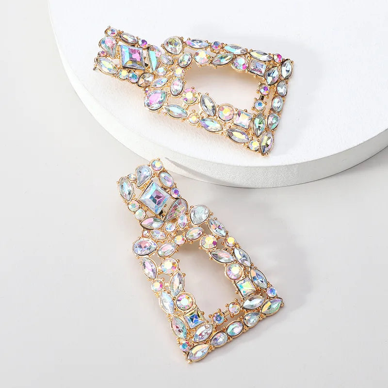 Diamond Square Earring