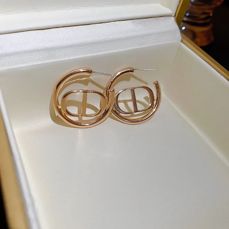 Gold Detailed Hoop
