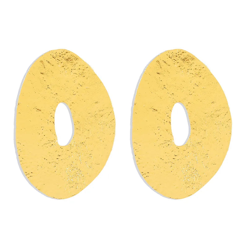Gold Circle Earring
