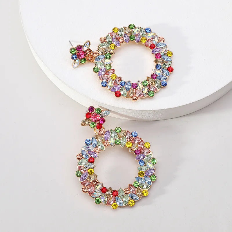 Colourful Circle Earring