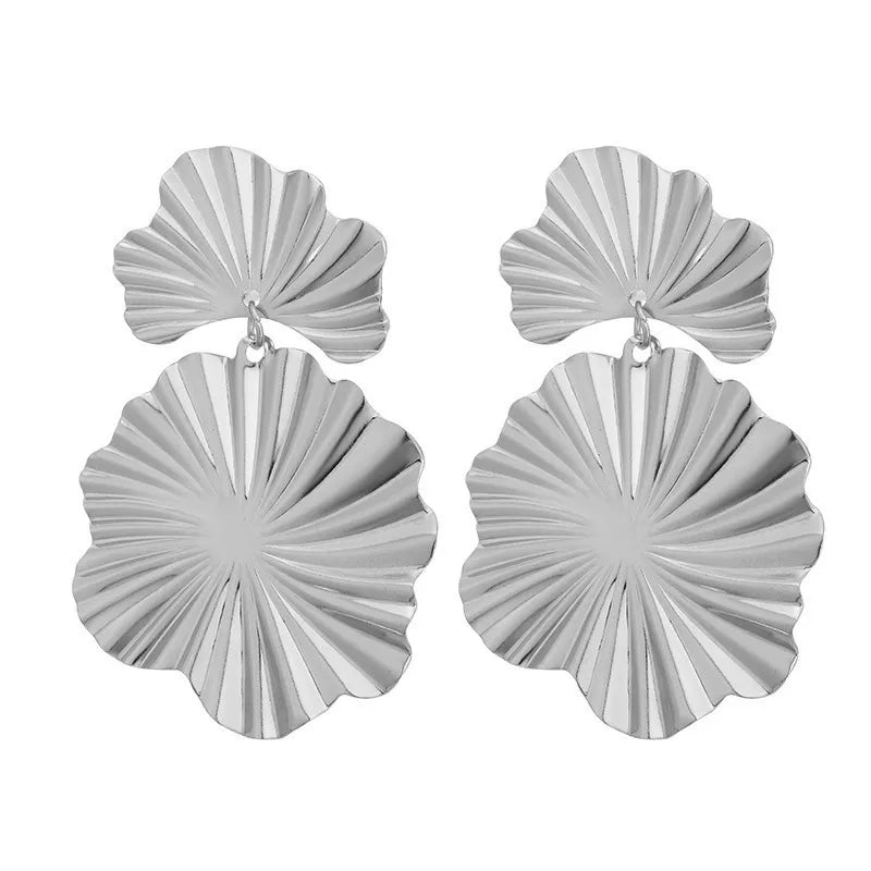 Silver Leaf Earrings