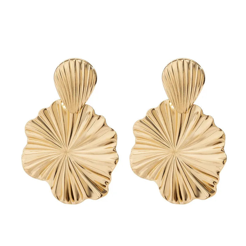 Gold Oval Leaves