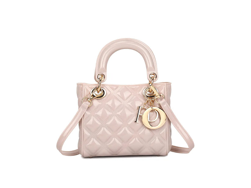 Nude Bucket Bag &amp; Charm