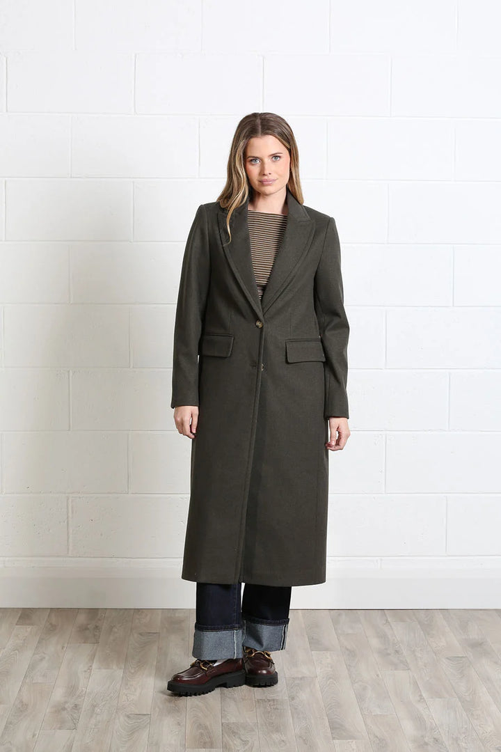 Olivia Deep Moss Coat