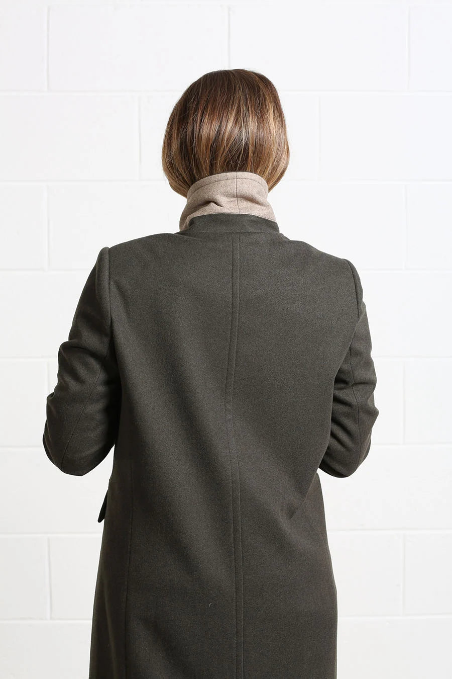 Olivia Deep Moss Coat