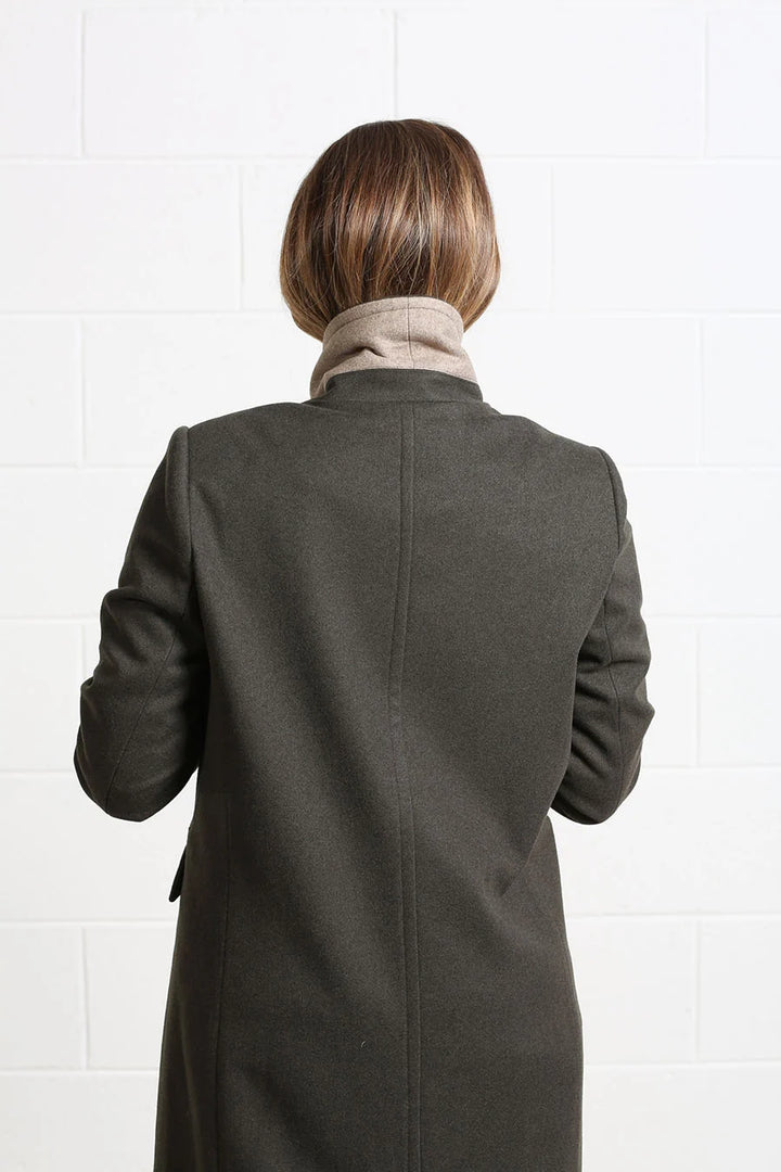 Olivia Deep Moss Coat