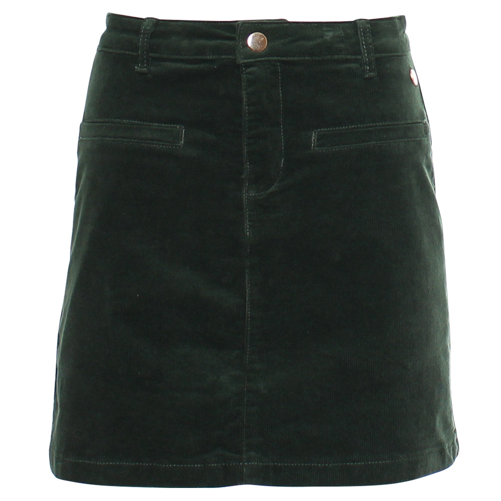 ORA CORD SKIRT GREEN