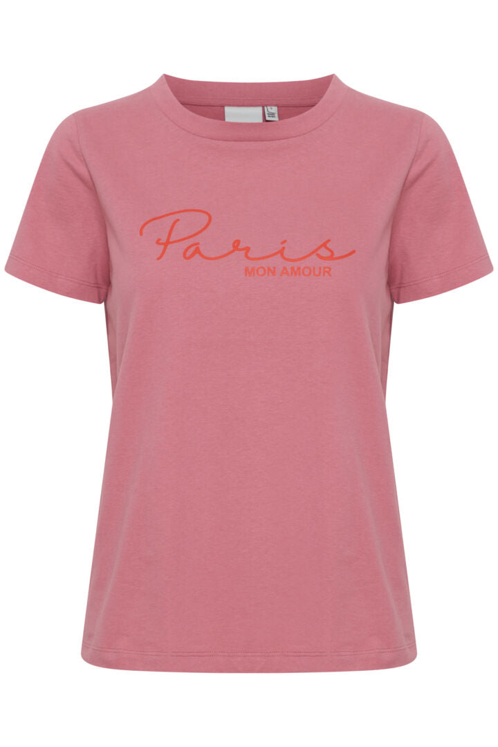 ROSE PINK PARIS T-SHIRT