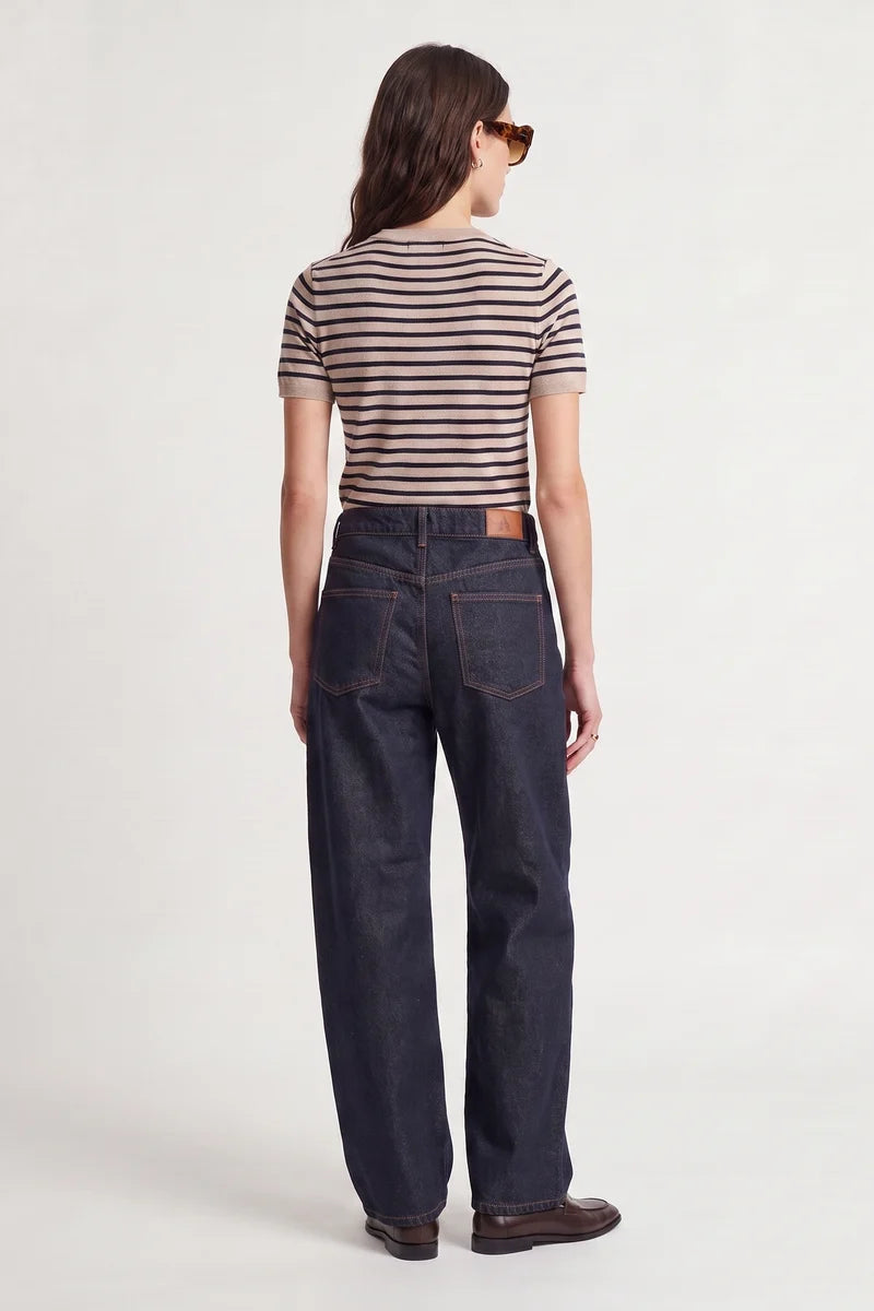 Flerine Short Sleve Wool Top