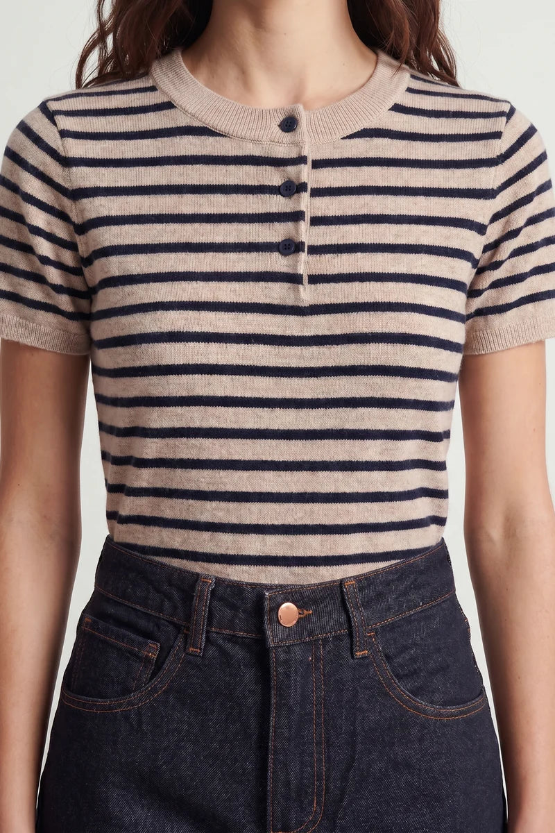 Flerine Short Sleve Wool Top