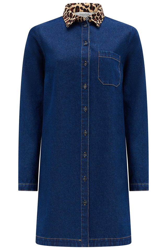 Isla Mini Denim Shirt Dress