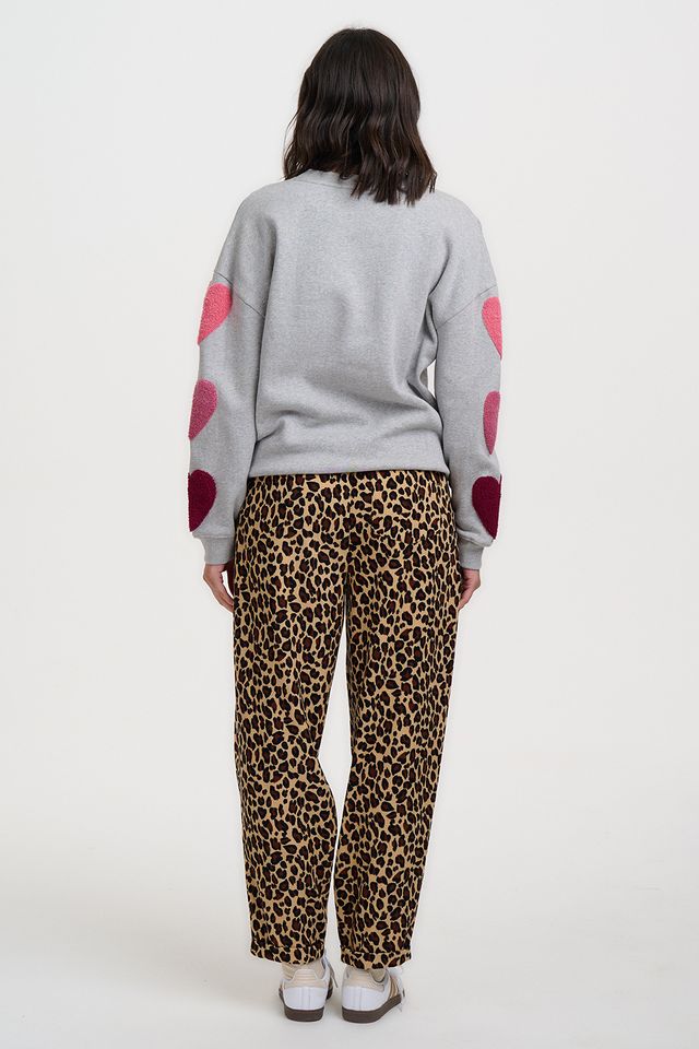 Vonnie Cord Leopard Trousers