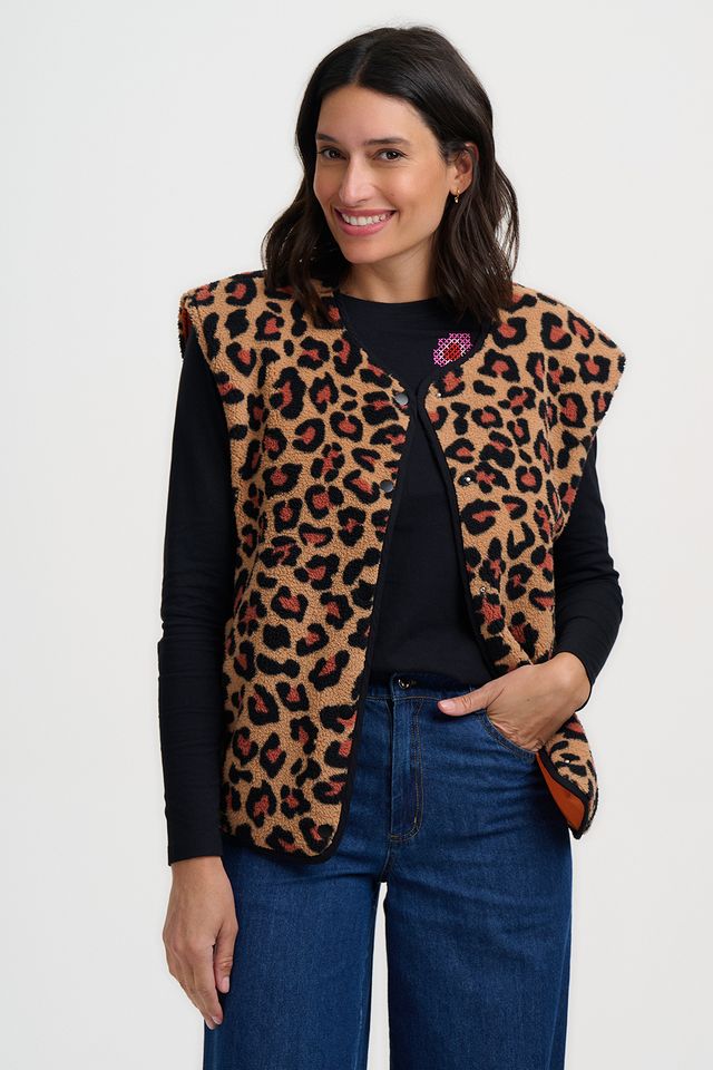 Sophie Leopard Fleece