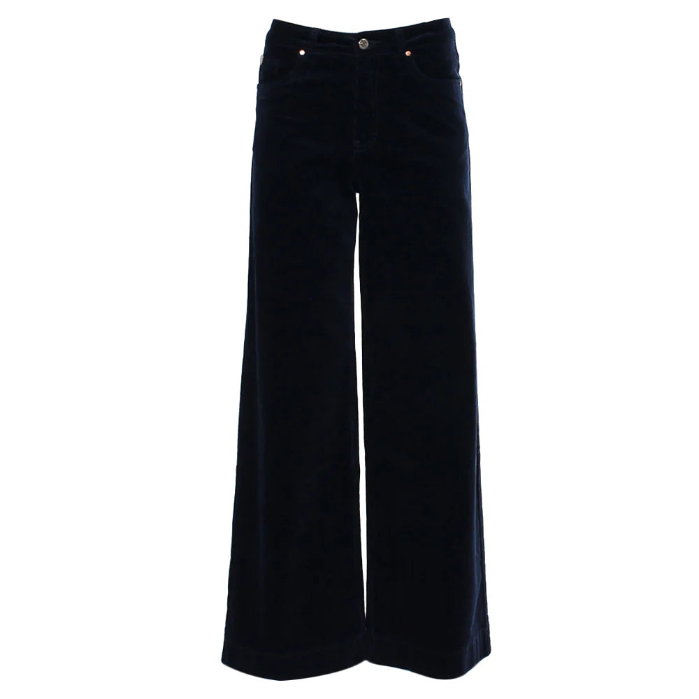 Rochelle Wide Leg Cord Navy