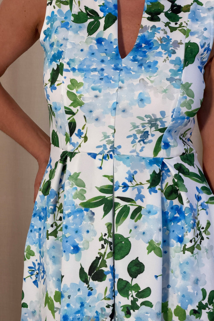 Ameya Blue Floral Dress