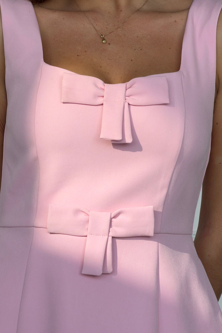 Nola Bow Pink Dress