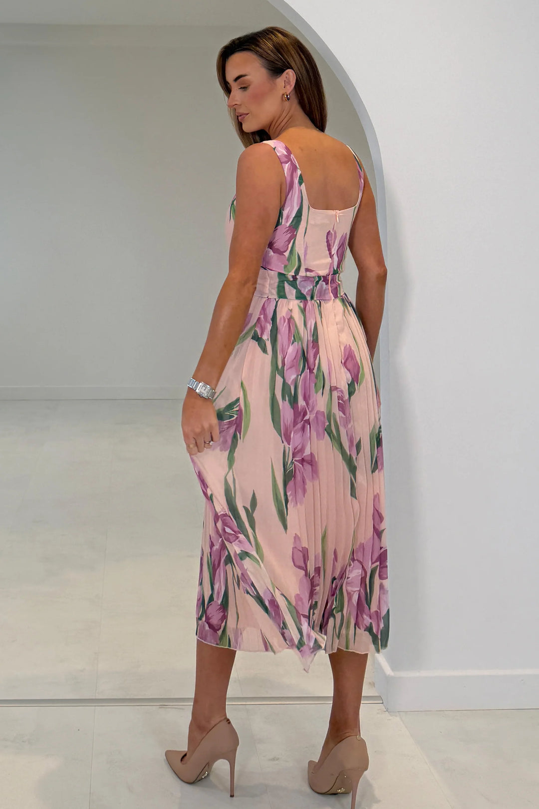 Lola Floral Pink Dress