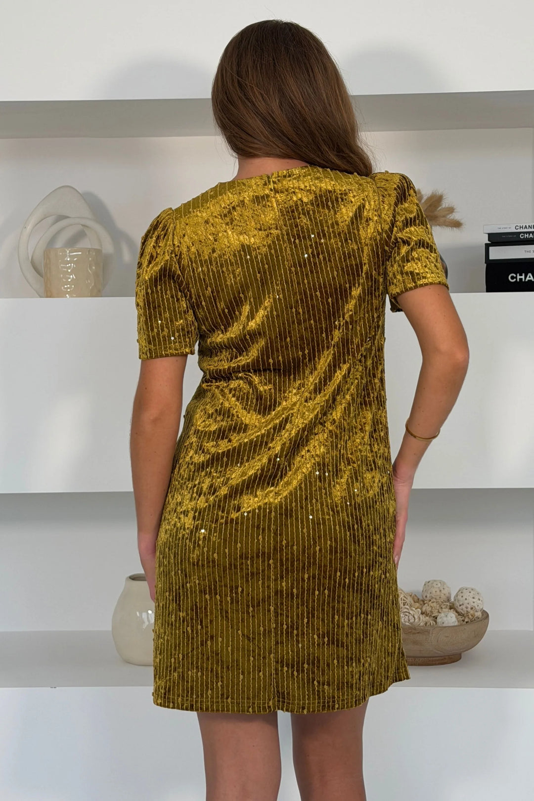Brinley Olive Mini Dress