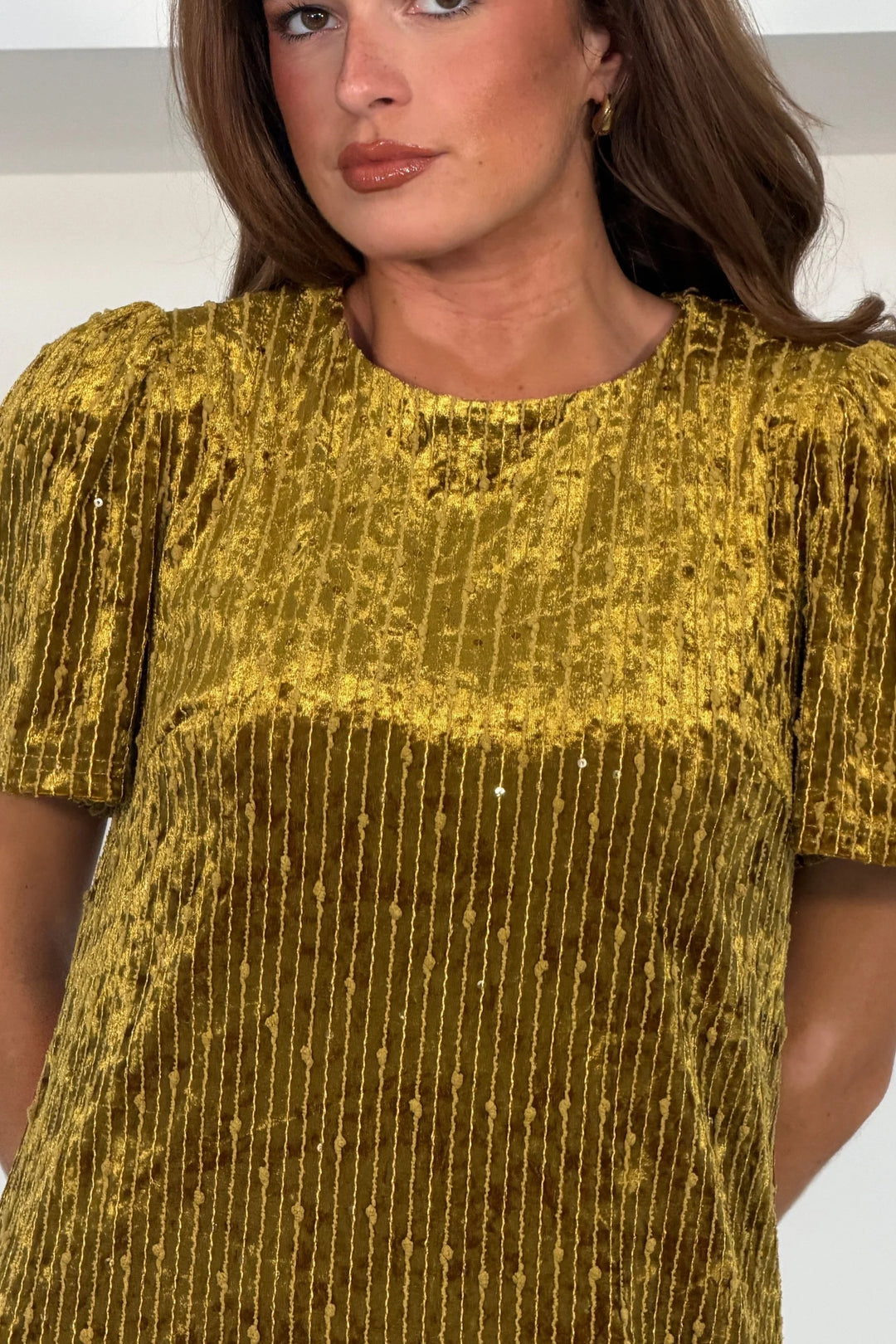 Brinley Olive Mini Dress