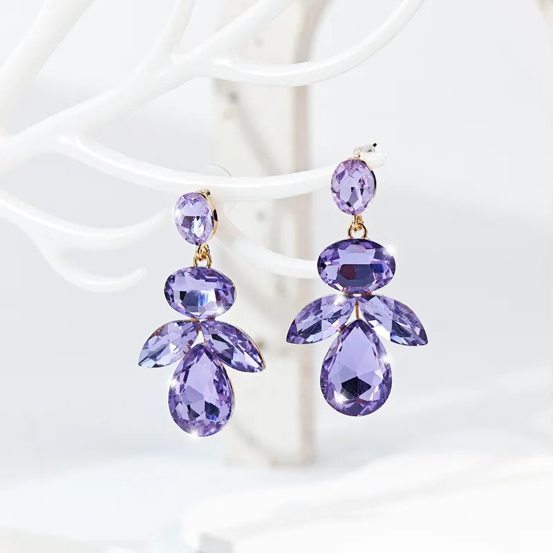 Lilac Drop Earring