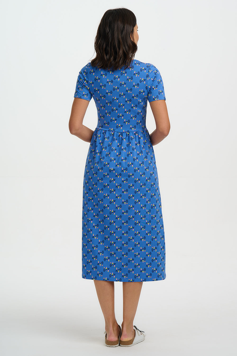 Sofia Blue Jersey Dress