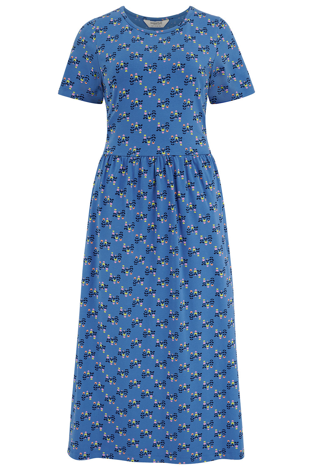 Sofia Blue Jersey Dress