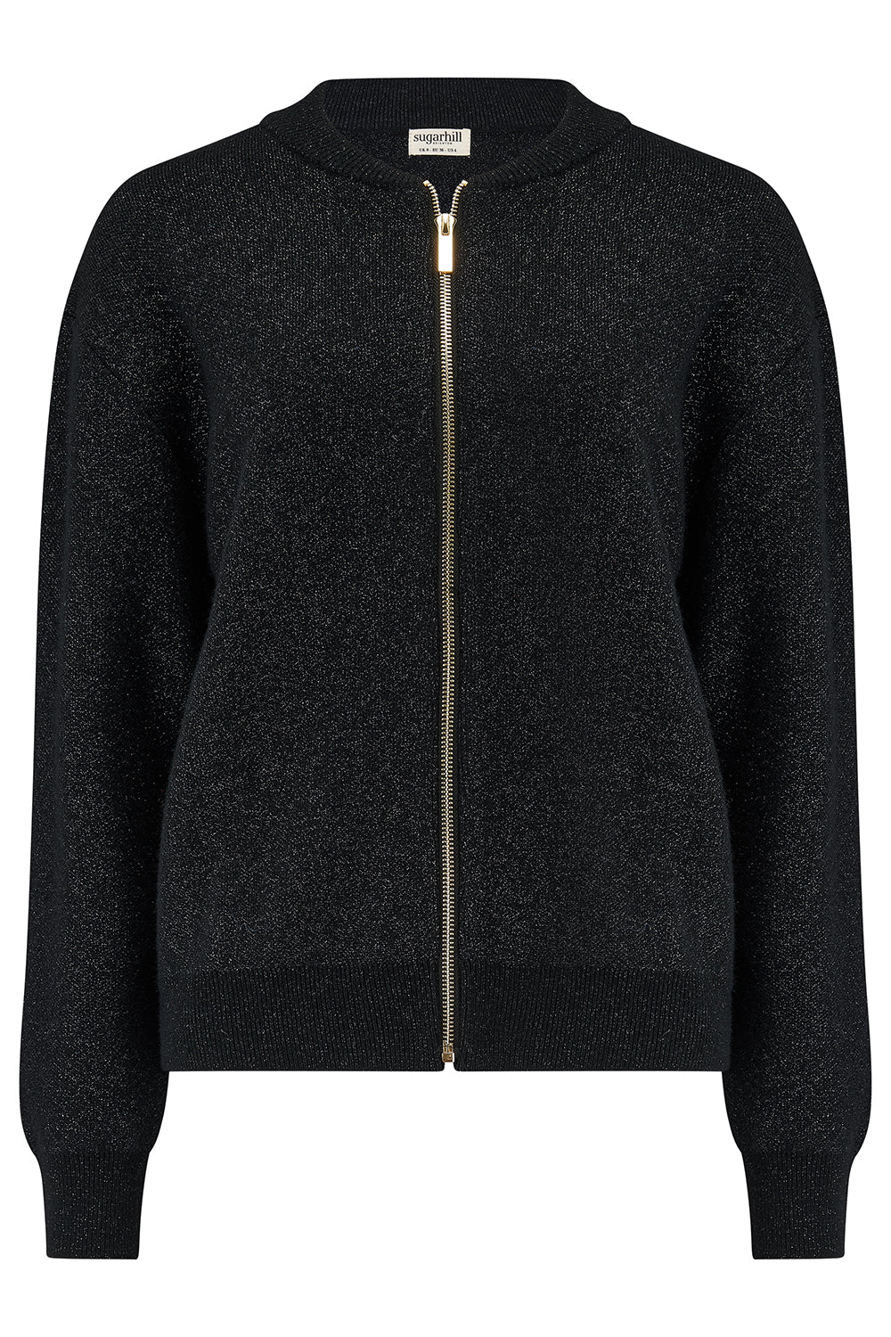 SOLANA BLACK BOMBER JACKET