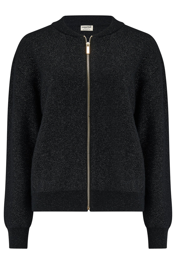 SOLANA BLACK BOMBER JACKET