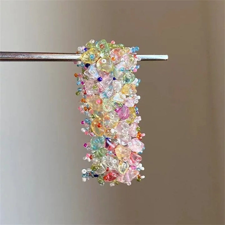 Stretchy Colourful Crystal Bracelet