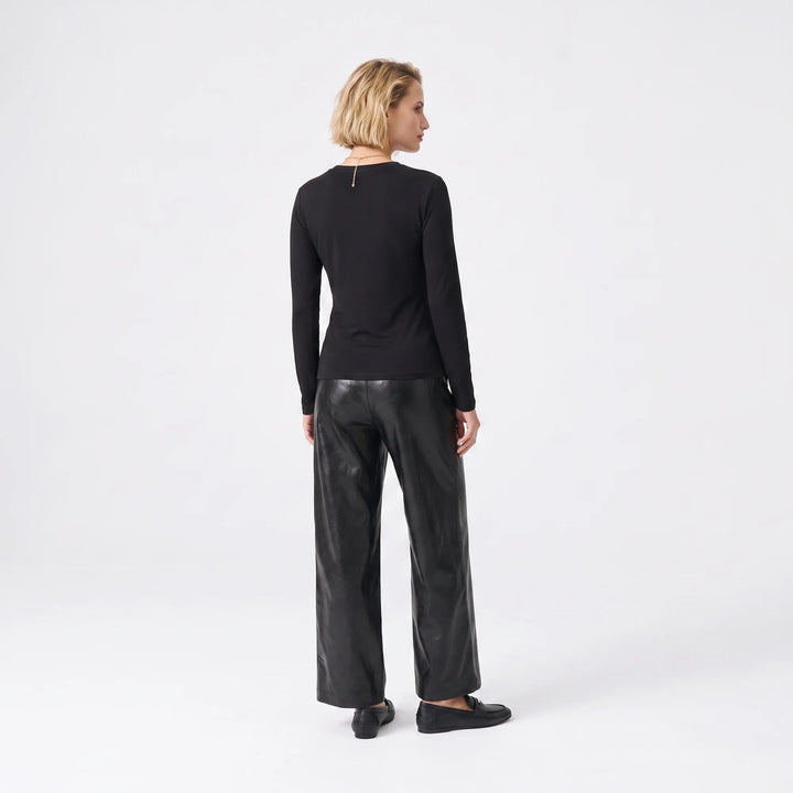 Miraura Black Long Sleve T