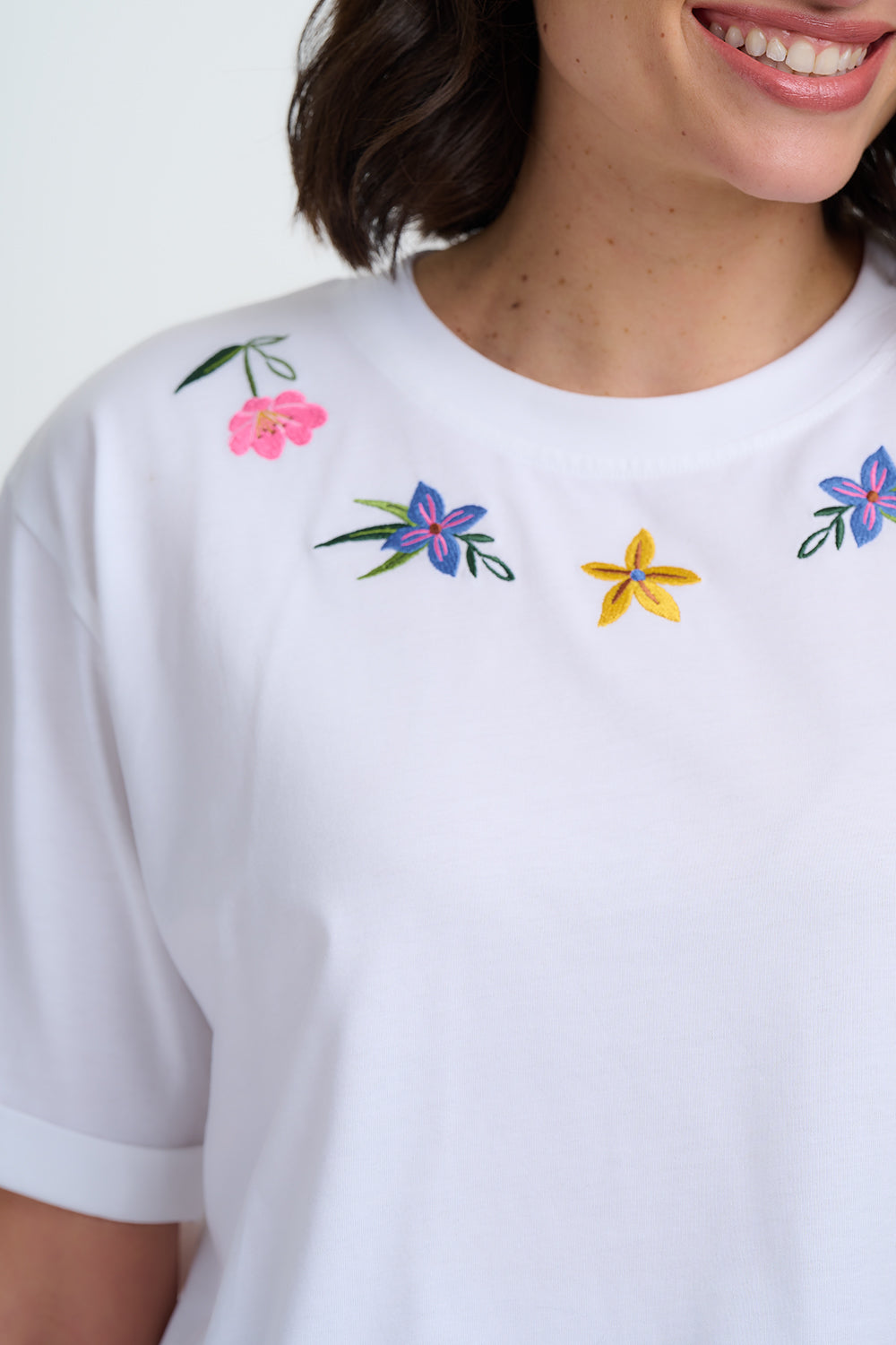 Celia Flower Chain Top