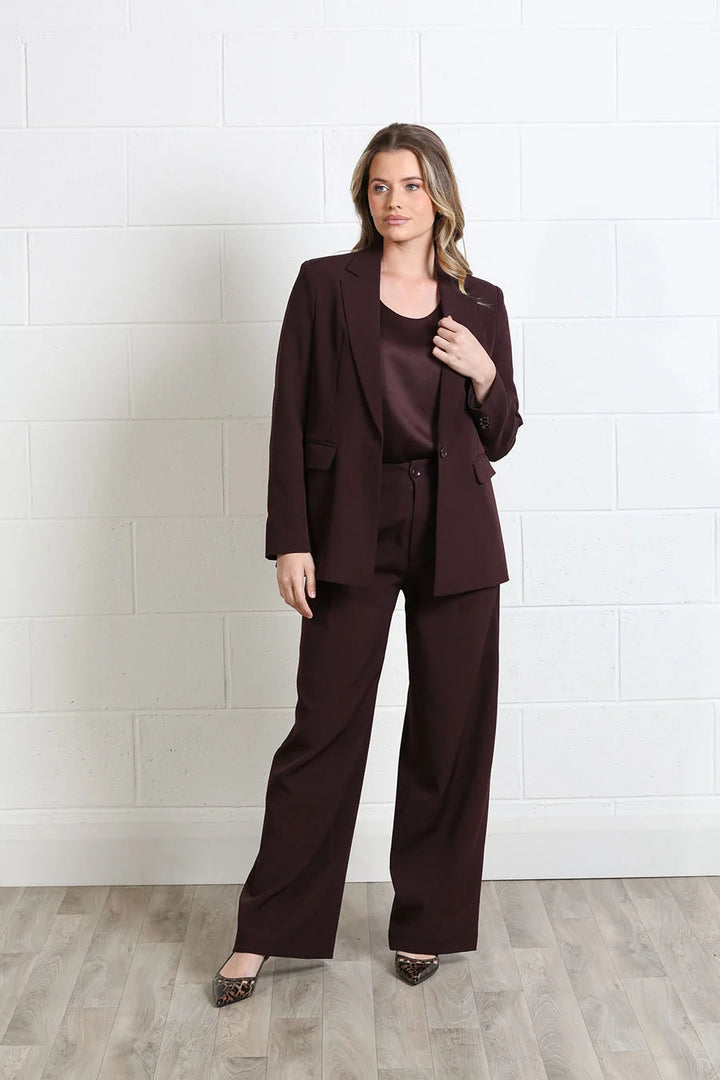 Tabitha Aubergine Blazer