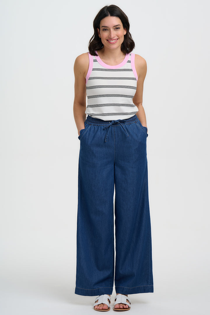 Megan Deep Denim Trouser