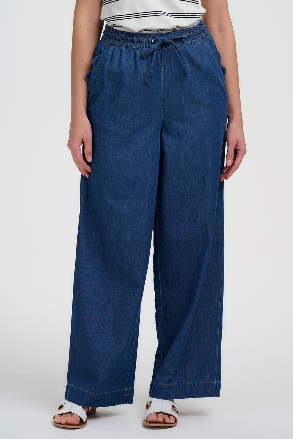 Megan Deep Denim Trouser