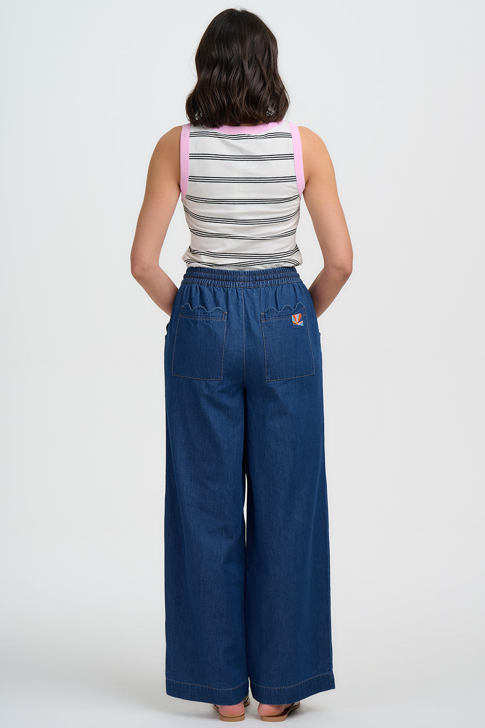 Megan Deep Denim Trouser