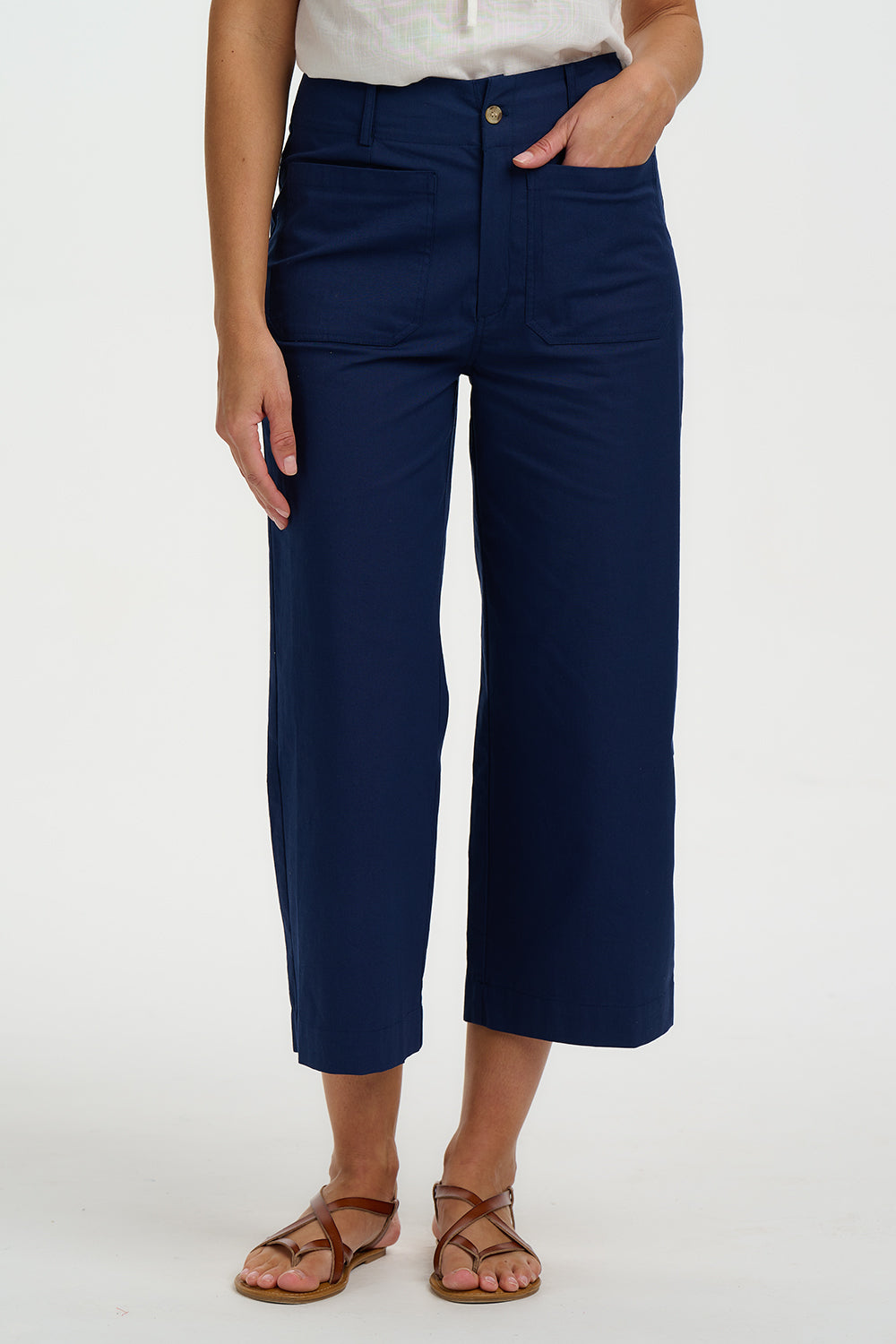 Skye Cropped Strawberry Trouser