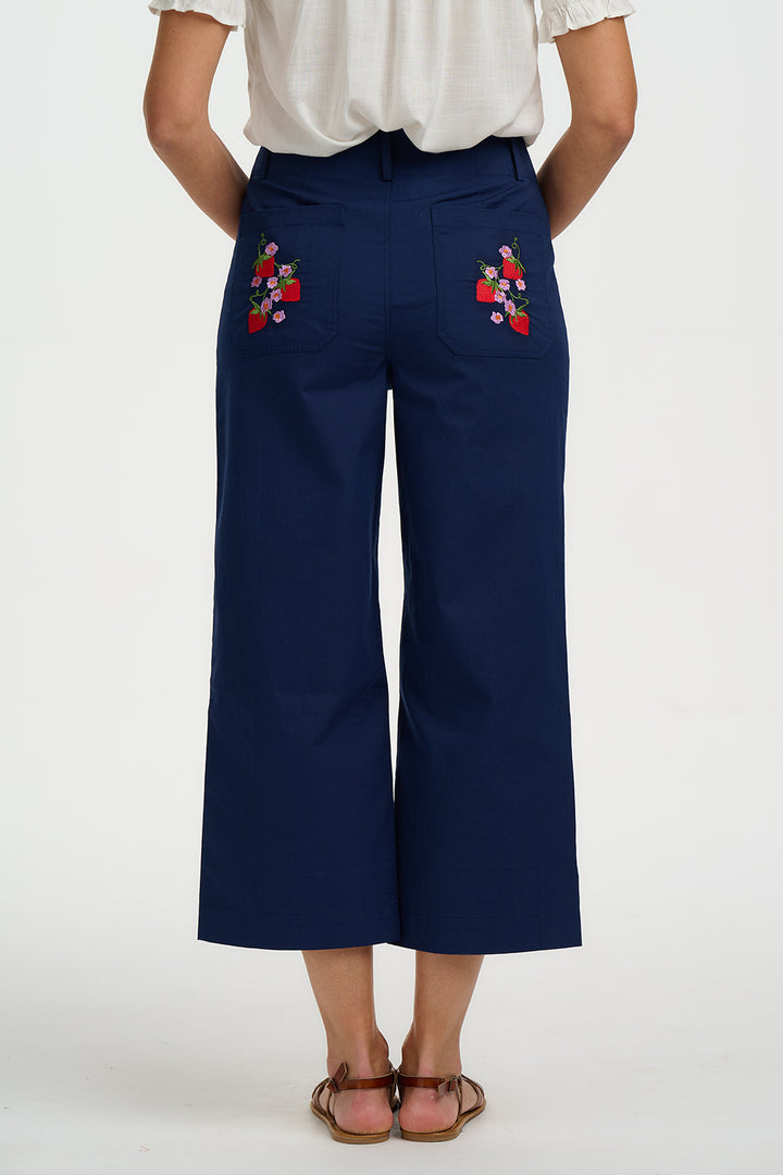 Skye Cropped Strawberry Trouser