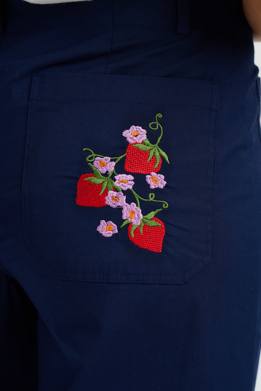 Skye Cropped Strawberry Trouser