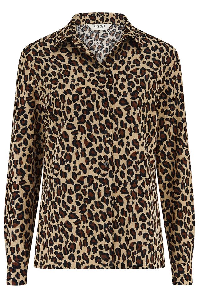 Cicely Cord Leopard Shirt