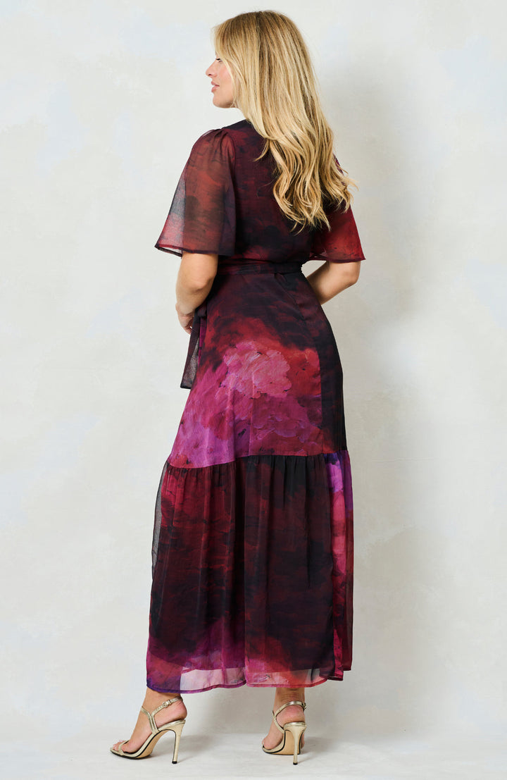 THE GAIA MAXI WRAP DRESS