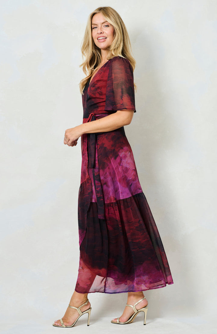 THE GAIA MAXI WRAP DRESS