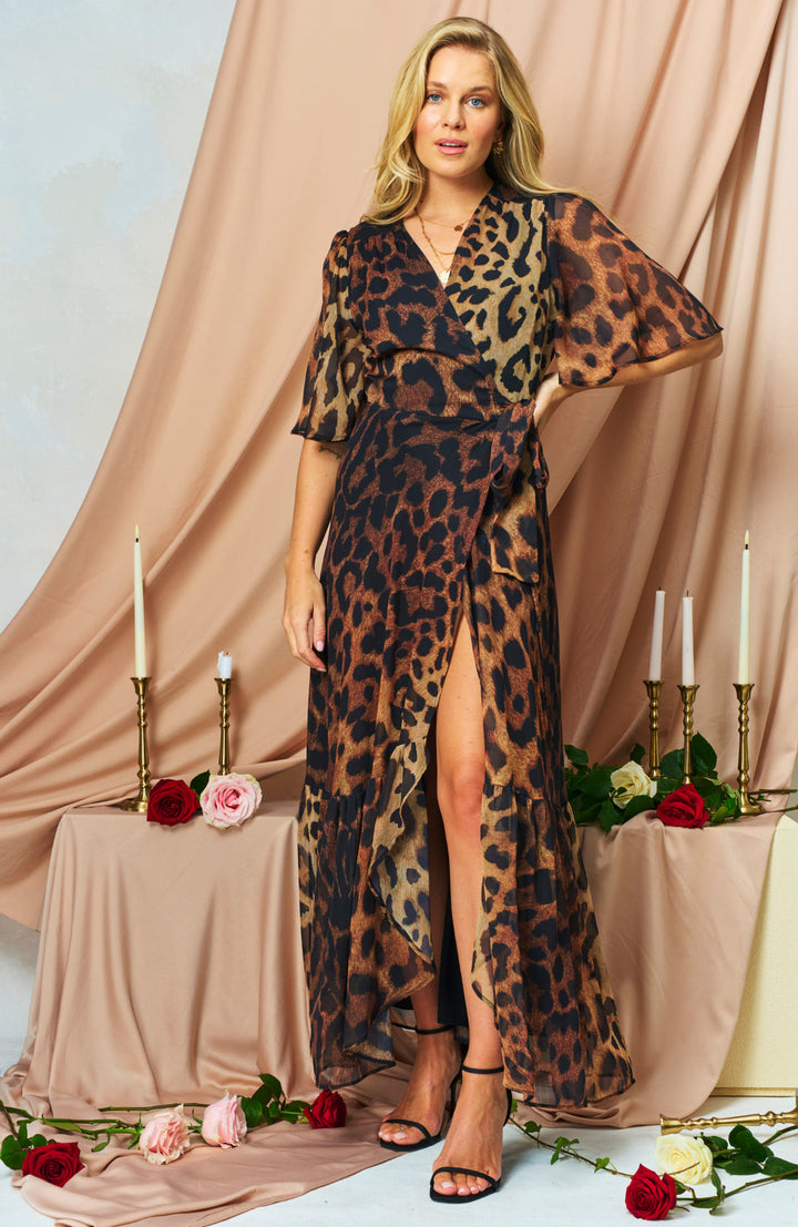 THE LEXI MAXI WRAP DRESS