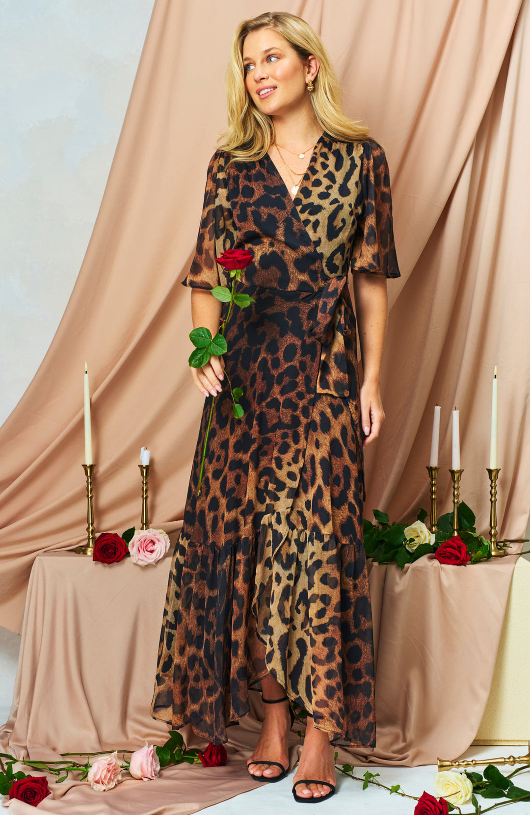 THE LEXI MAXI WRAP DRESS