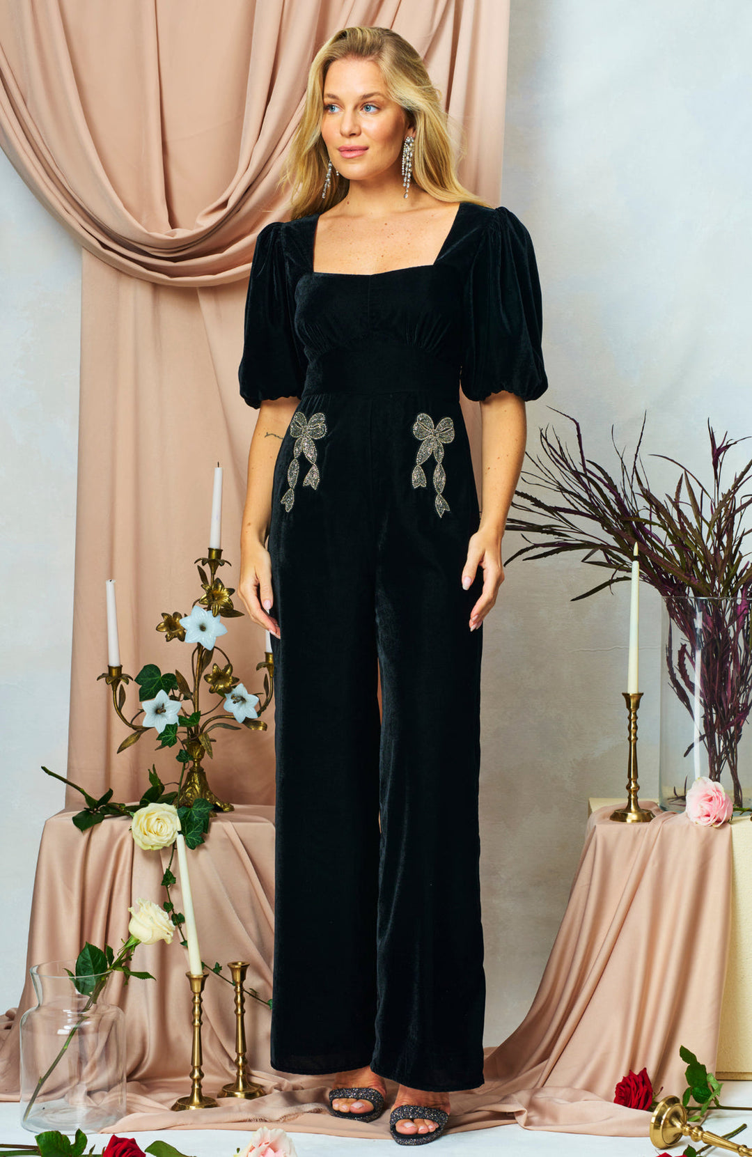 THE CHELSEA VELVET JUMPSUIT