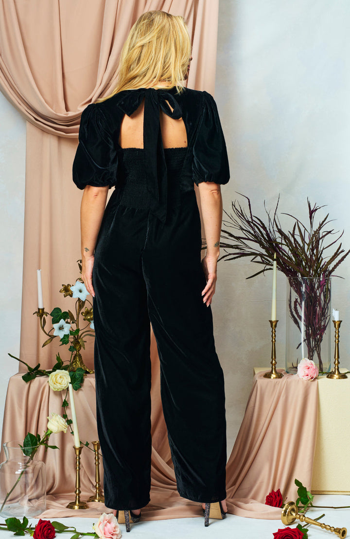 THE CHELSEA VELVET JUMPSUIT