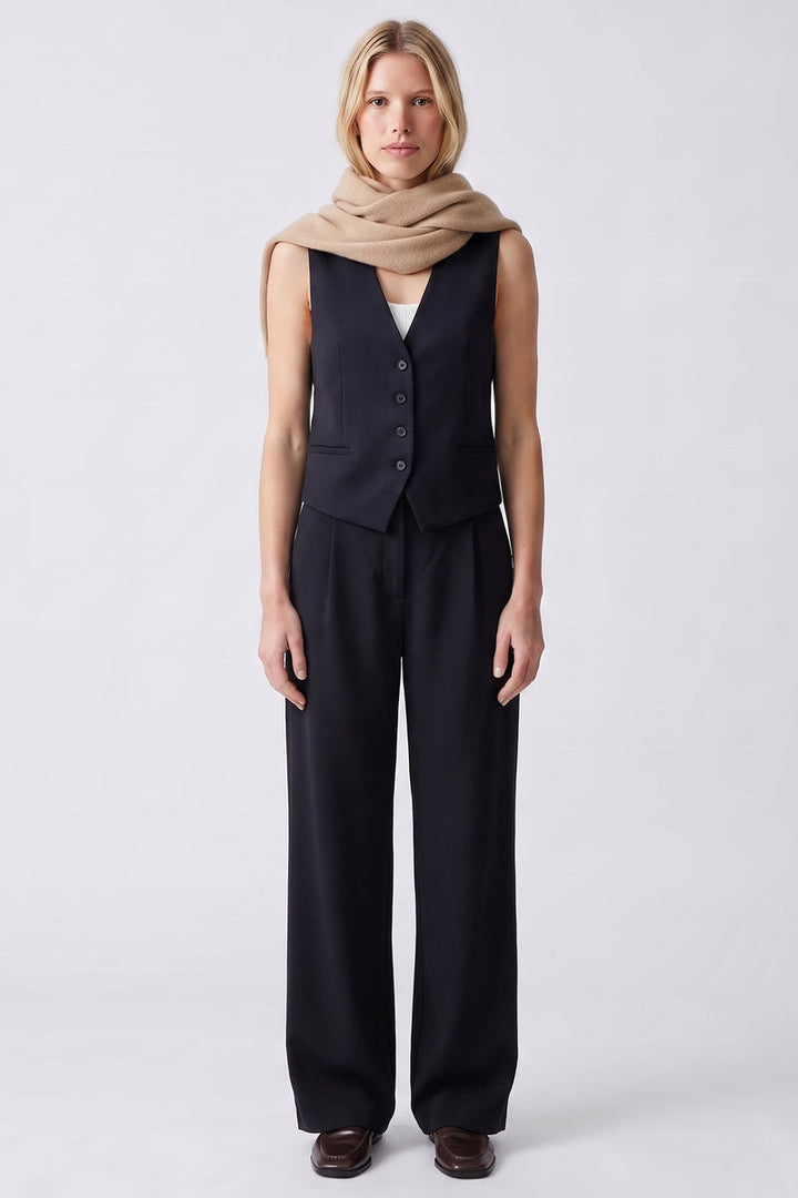 Evie Navy Waist Coat