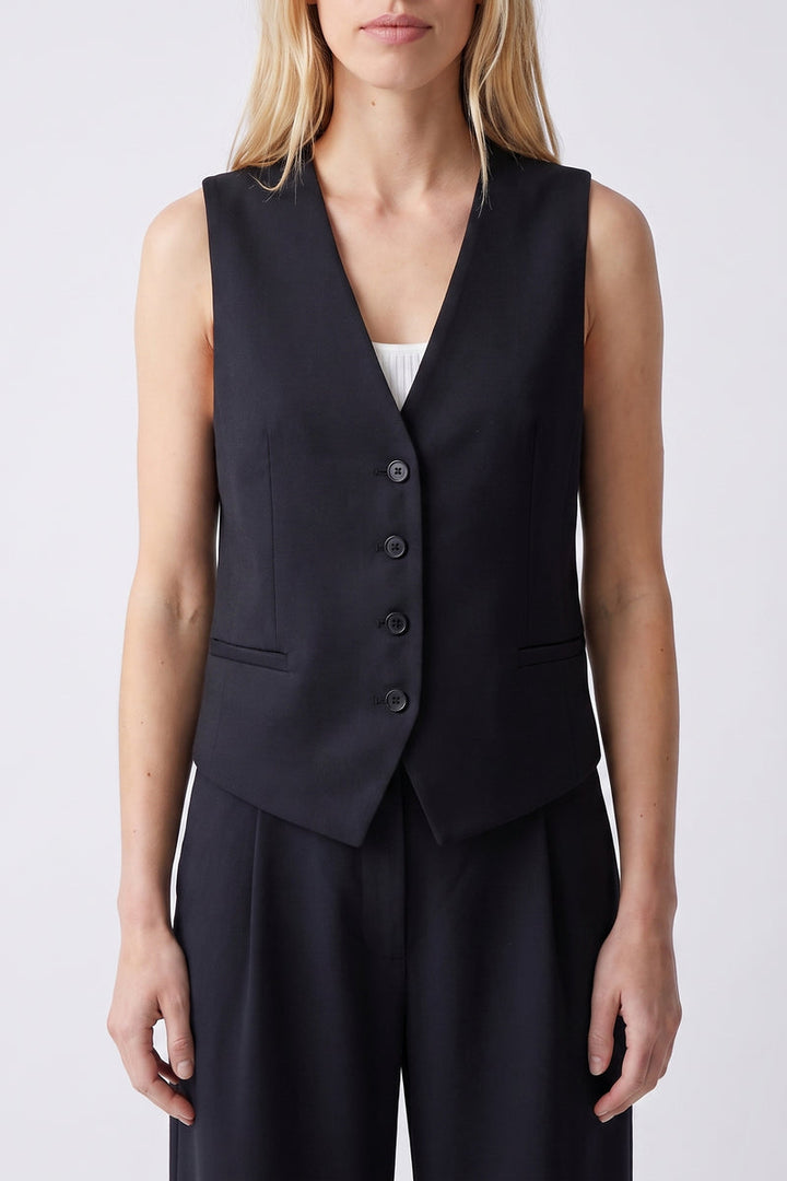 Evie Navy Waist Coat