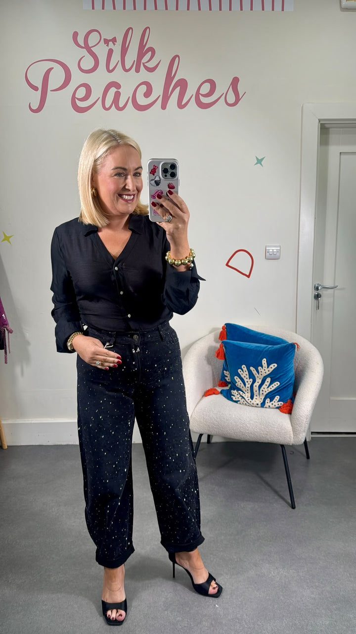 Jazzy Black Jeans