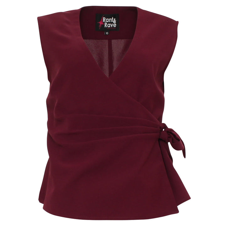 ZABRINA WAISTCOAT CRANBERRY