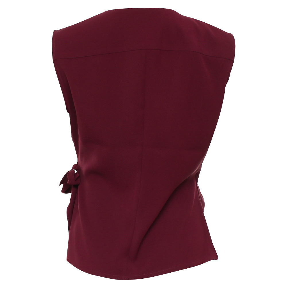 ZABRINA WAISTCOAT CRANBERRY